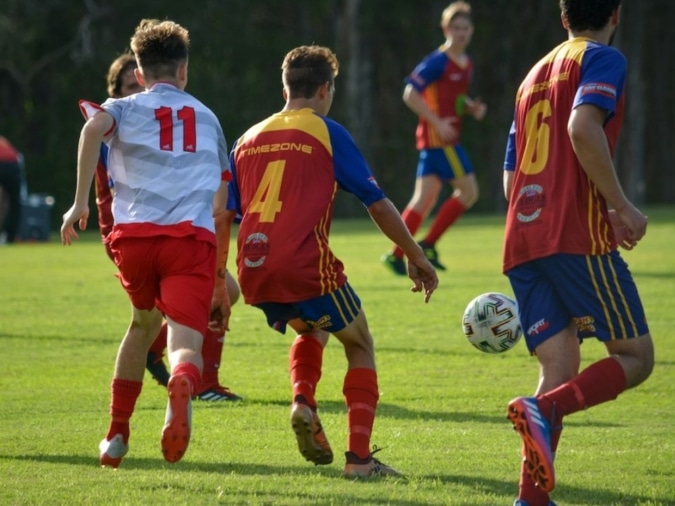 Kids Playing Football